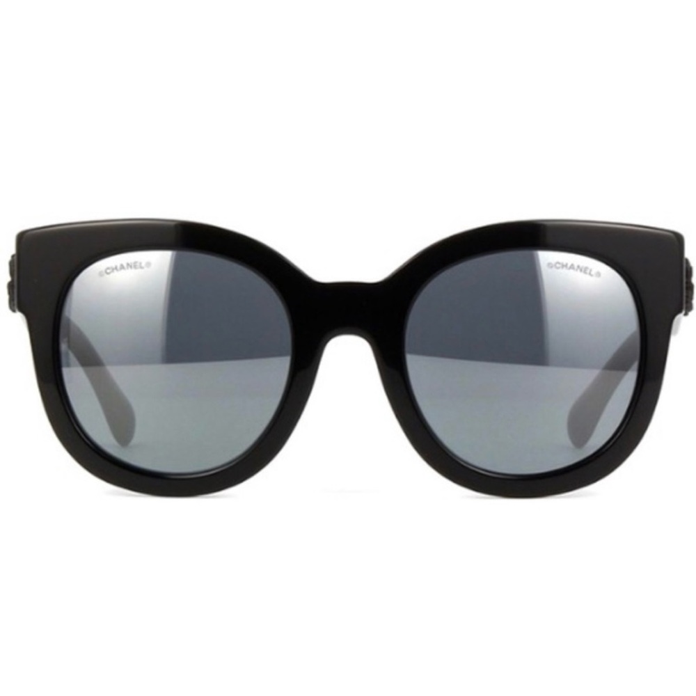 Chanel 5358 Black Sunglasses with Case